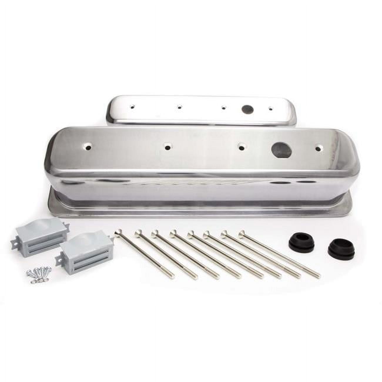 Polished Aluminum Valve Covers Small Block Chevy 19871997 Valve