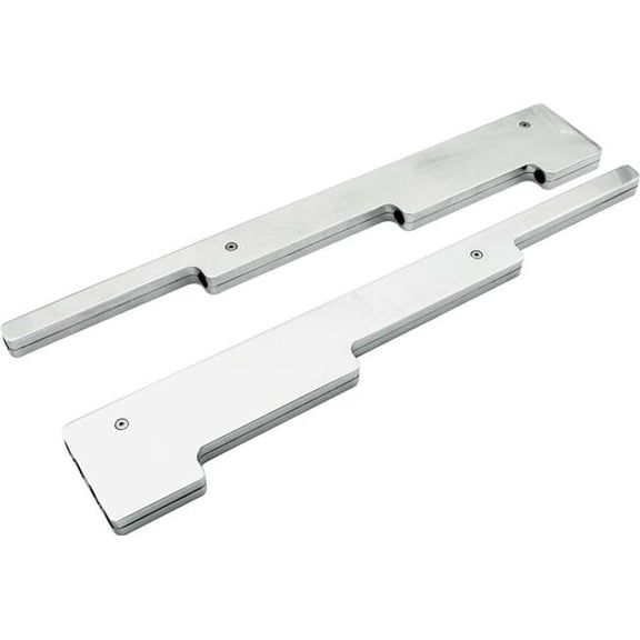 Polished Aluminum Wire Loom Set