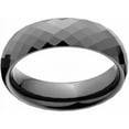 thumbnail image 1 of Polished Black Ceramic Wedding Band with Comfort Fit Design, 1 of 1