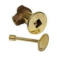 thumbnail image 1 of Polished Brass Angled Manual Ball Valve Kit, 1 of 1