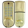 thumbnail image 1 of Polished Brass Keypad Deadbolt, 1 of 1