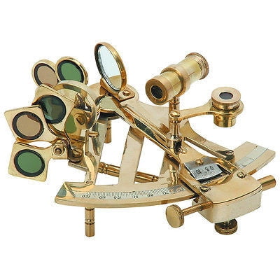 Polished Brass Marine Sextant