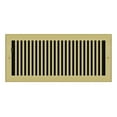 thumbnail image 1 of Polished Brass Plated Steel Contemporary Register for Floor/Wall Use - 6" x 14", 1 of 6