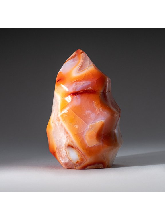 Polished Carnelian Agate Freeform from Madagascar (2 lbs)