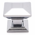 thumbnail image 1 of Polished Chrome Cabinet Knobs by Southern Hills, 1 1/4 inch Square Knobs, Pack of 10, Perfect for Kitchen or Bathroom Cabinets and Drawers, 1 of 1