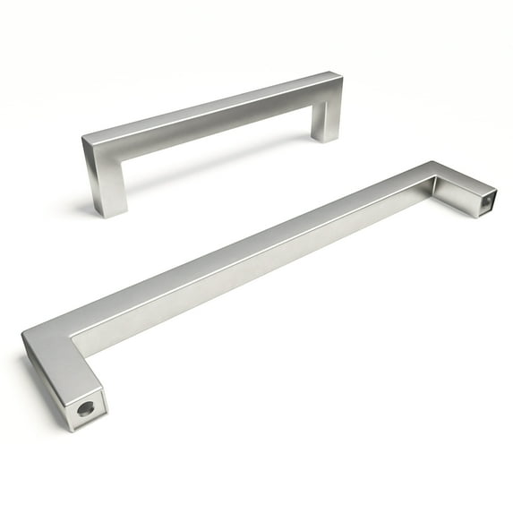 Polished Chrome Cabinet Pulls 15 Pack Stainless Steel Drawer Handles 6 5/16'' Center to Center