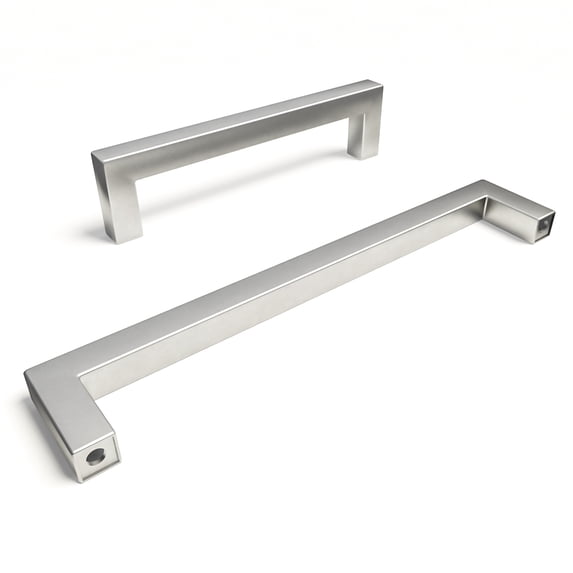 Polished Chrome Cabinet Pulls 50 Pack Stainless Steel Drawer Handles 10 1/16'' Center to Center