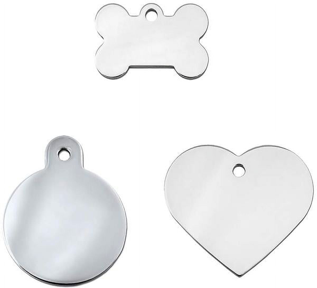 Polished Chrome Custom Engraved Pet ID Tags Personalized For Your Dog Or Cat Large Small Sizes See About This Item Below For Pet Tag Engraving Instructions Walmart