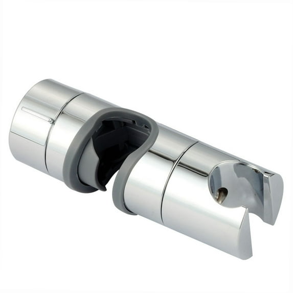 Polished Chrome Hand Shower Bracket, Adjustable Holder for Slide Bar, Replacement Shower Head Mount