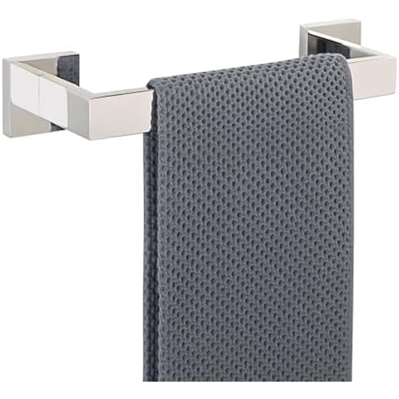 Polished Chrome Towel Bars,11.82 Inch Towel Holder Towel Racks for Bathroom and Lavatory,SUS304 Stainless Steel Hand Towel Hanger Rail Wall Mount,Useable Length 10.04 Inch Towel Bar