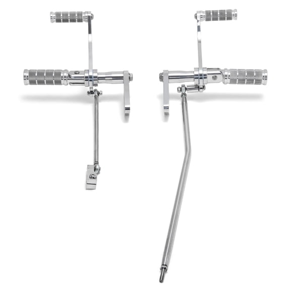 Polished Forward Controls Footpegs for Harley Dyna Low rider Super Glide 00-17