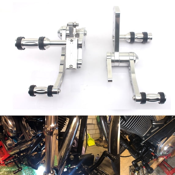 Polished Forward Controls Footpegs for Harley Softail Heritage Springer Classic 2000-2017