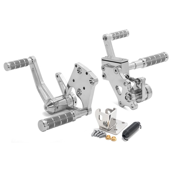 Polished Forward Controls Kickstand Bracket Softail Heritage Springer FLST /FLSTI / FLSTC / FLSTCI 2000-2017 2001 2002 2003