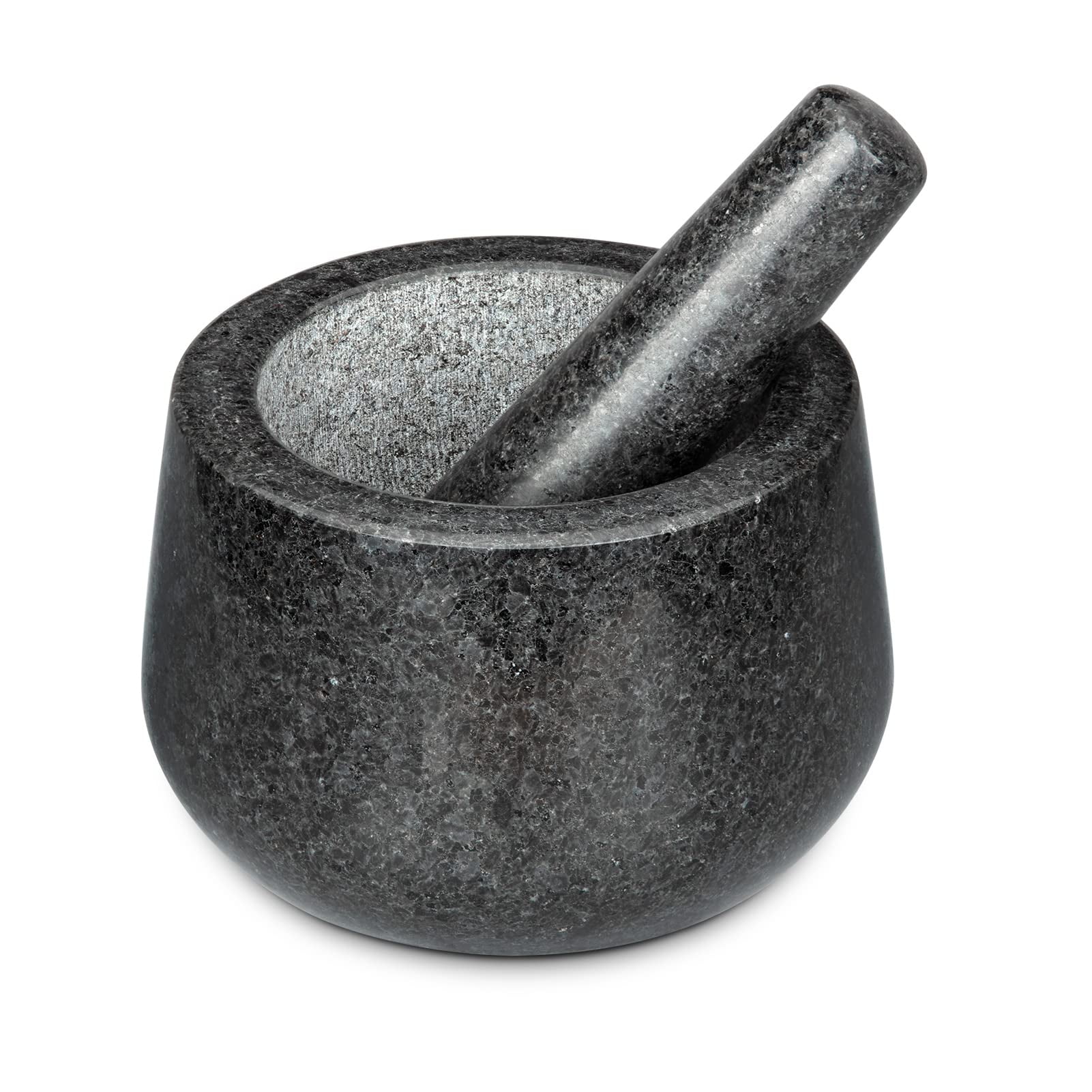 Maxam Mortar and Pestle Set - 5 Inch - Heavy Natural Granite Spice Grinder  Bowl, Herb Crusher, Make Fresh Guacamole at Home - Yahoo Shopping