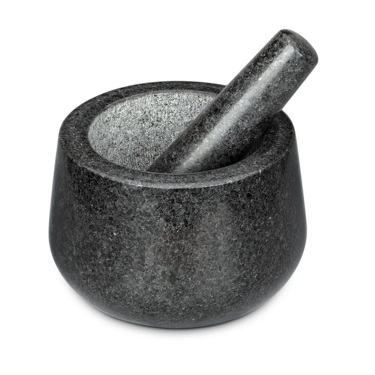 Vintage Handcrafted Marble Mortar & Pestle/ Herb Grinder for Spices, Herbs,  Seasonings/ Medicinal Granite Crusher/ Traditional Kitchen Decor -   Denmark