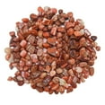 thumbnail image 1 of Polished Green River Pebbles Decorative Stones for Ornamental Aquarium Gravel Succulents Bonsai Terrarium Fairy Garden DIY Project 100g,100 g,Orange, 1 of 7