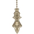 thumbnail image 1 of Polished Nickel Acorn Fan Pull 1"h Nickel Base Chain, 1 of 1