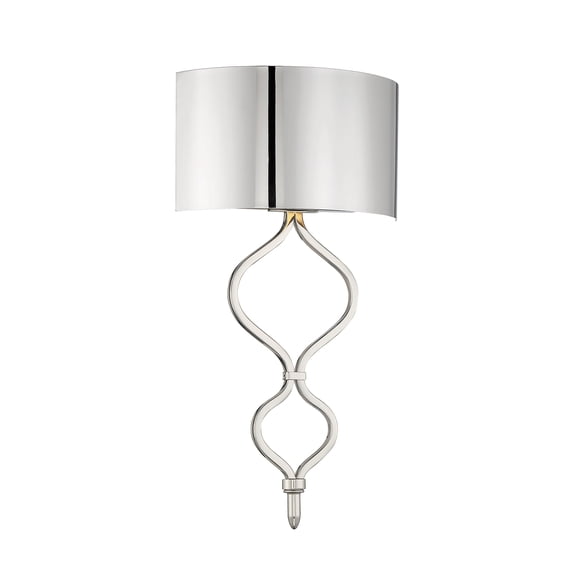 Polished Nickel LED Wall Sconce from the Como Collection