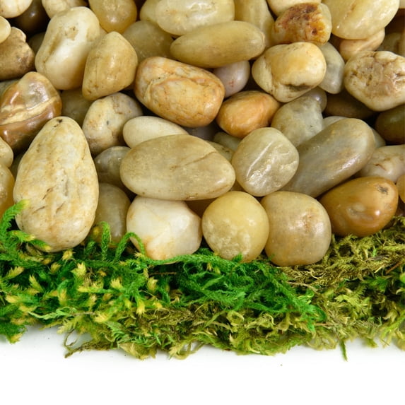 Polished Pebbles, Decorative River Rock & Garden Gravel for Planters