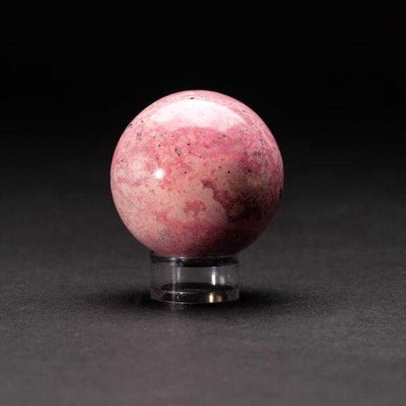Polished Rhodonite Small Sphere from Peru (201.4 grams)