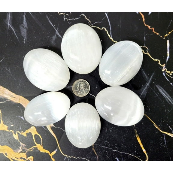 Polished Selenite Crystals - Selenite Palm Stones