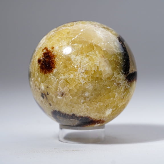 Polished Septarian Sphere from Madagascar (1.2 lbs)