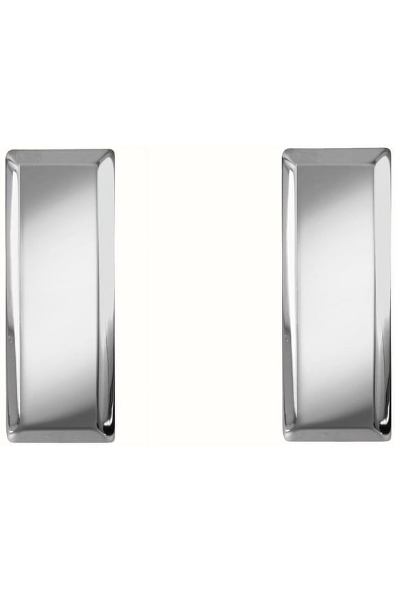 Polished Silver - Miltary 1st Lieutenant Pin-On Insignia Pair 1LT