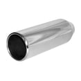 thumbnail image 1 of Polished Stainless Rolled Straight Pencil Tip 3" IN 4" Out 12" Overall, 1 of 1