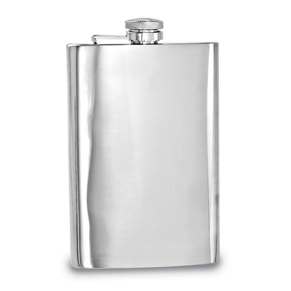 Polished Stainless Steel 10oz Flask GP2718