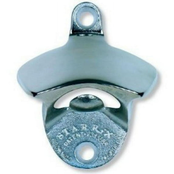 Polished Stainless Steel Starr "X" Wall Mounted Bottle Opener