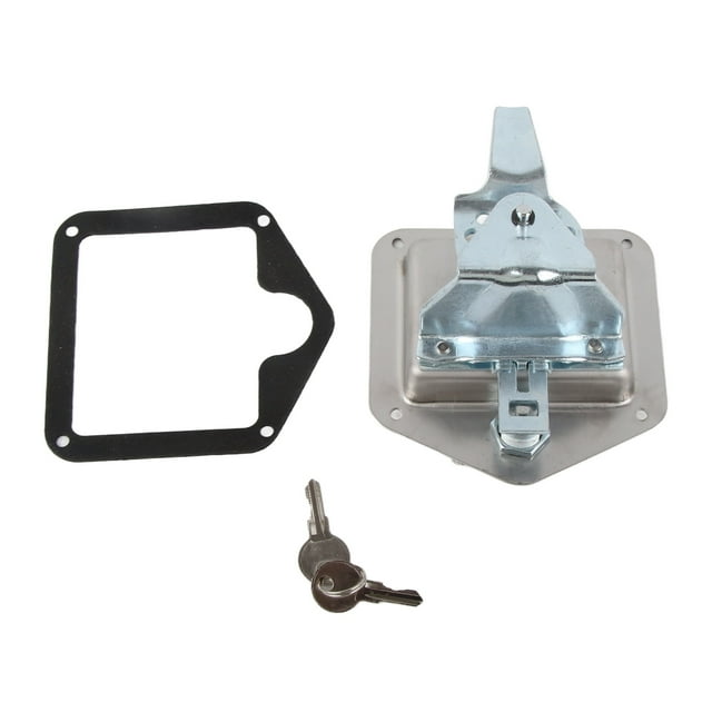 Polished Stainless Steel Toolbox Lock T Handle Latch Foldable Trailer