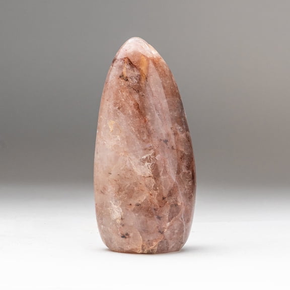 Polished Strawberry Quartz Freeform from Madagascar (1.1 lbs)
