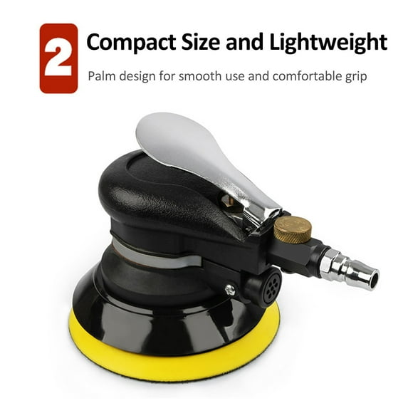 Polishers,Car Metal Wood Wax Metal Work Sander Heavy Duty Sander Car Metal Air Sanders Wood Duty Pneumatic Palm Orbital Sander Metal Wood Wax Pneumatic Palm Sander Palm Sander Car Buzhi