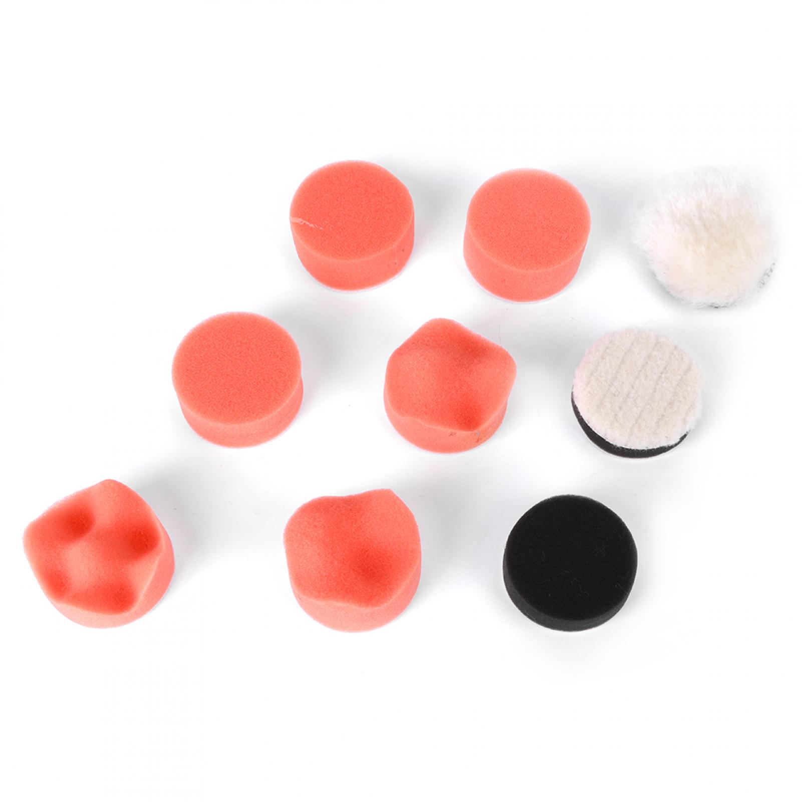 Polishing Abrasive Tools for Removing Scratches 9PCS 2Inch Round Buffing Sponge Pad Kit