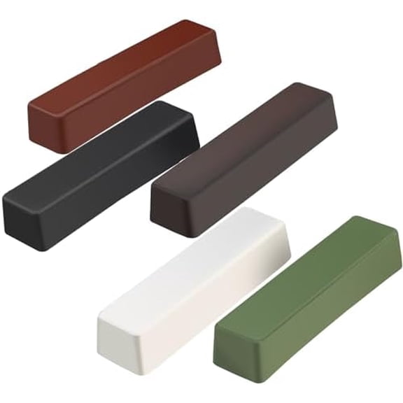 Polishing Buffing Compound Sets 20oz (4oz Each), 5 count Polishing Compound, 5 Grits from Coarse to -Fine Buffing Wheel Compound Bars for Stainless , , , Glass