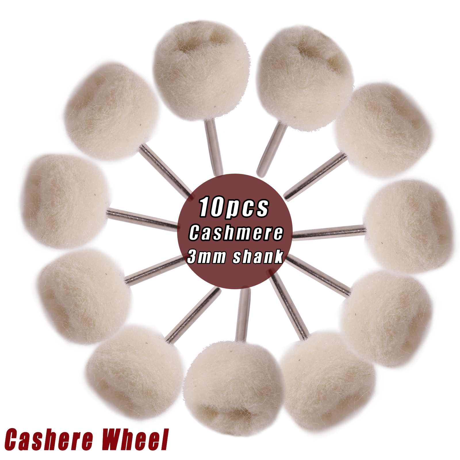 Polishing Buffing Wheel For Dremel Rotary Tool Accessories Cotton Wool Felt Jewelry Buffing