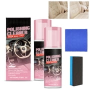 Polishing Cleaner Car Interior, 2026 Upgrade Car Interior Cleaner Spray, All Purpose Car Interior Detailer Cleaner for Dashboards, Seats, Leather, Plastic
