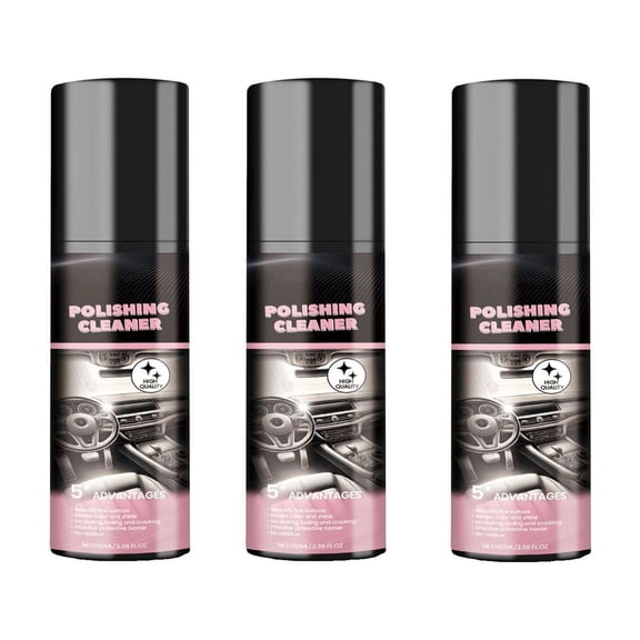 Polishing Cleaner,Car Interior Cleaner,Car Interior Detail Polishing Cleaner, Interior Detail Spray, Cleaning、Decontamination, Interior Multi-Purpose Car Cleaner,Polishing Cleaner Car Interior,100ml