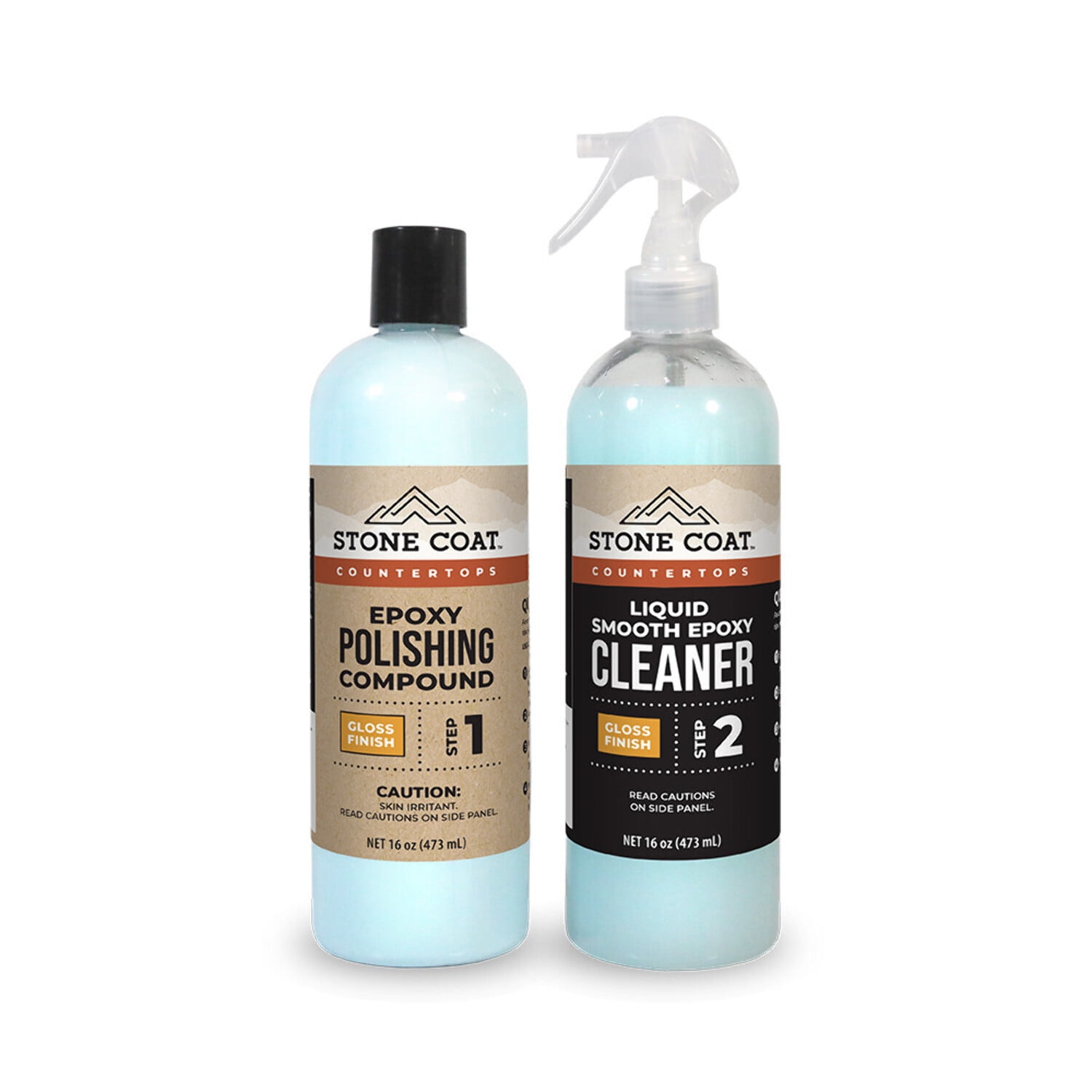 Stone Coat Countertops Epoxy Resin Polishing & Cleaning Kit Removes