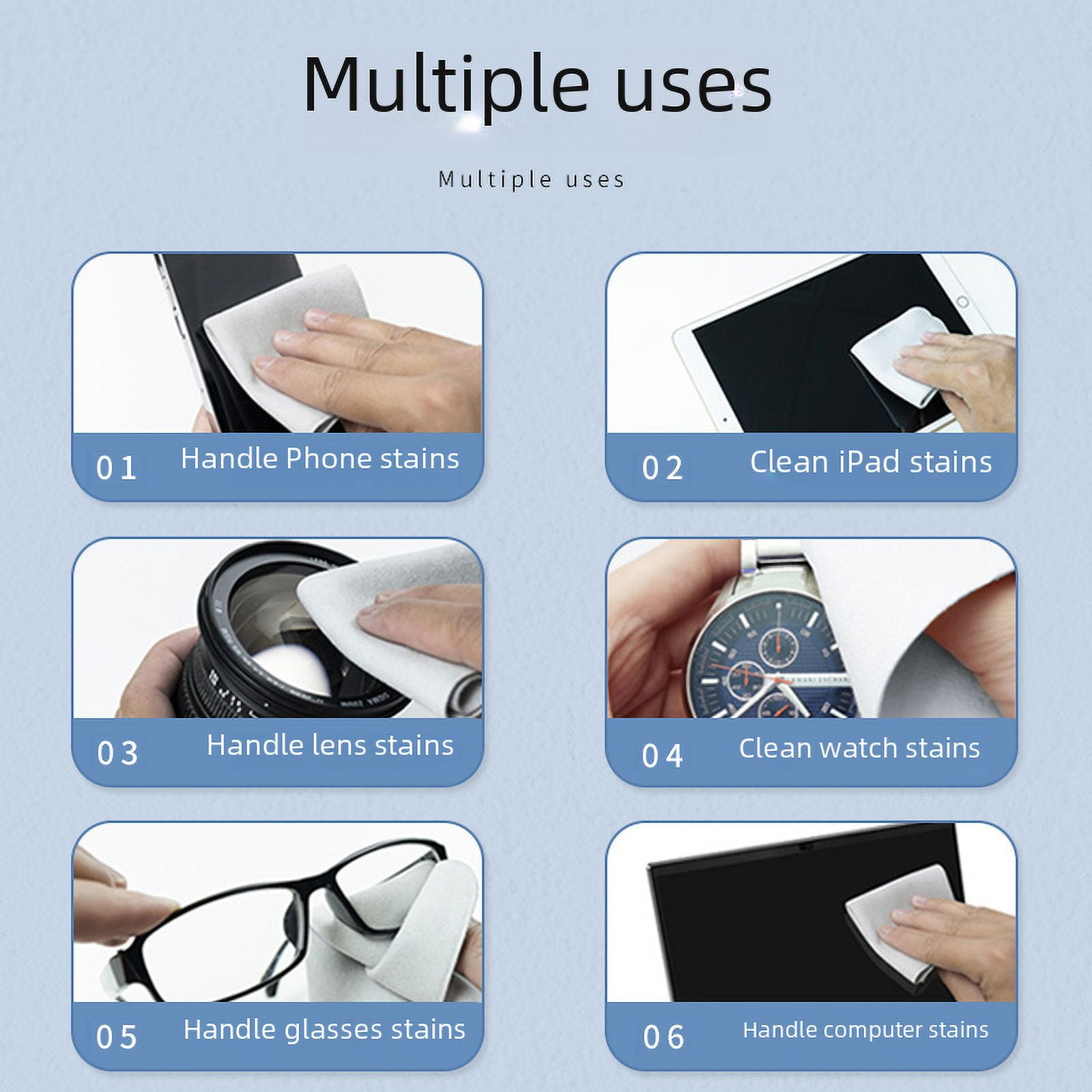 Polishing Cloth Fit To Apple iPhone iPad Watch Tablet Polishing Cloth ...