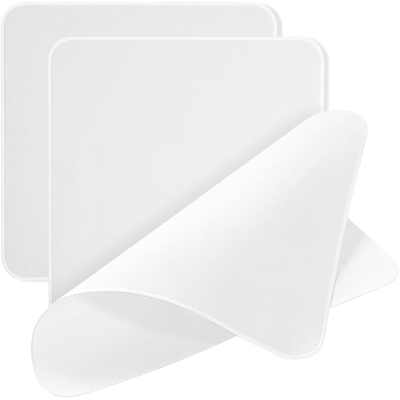 Polishing Cloths 3 Packs (6.3" X 6.3", White, Thick, Superfine) Compatible with Apple iPhone, iPad, MacBook, iWatch, Soft & Nonabrasive Double-Layer Microfiber Cleaning Cloths (X3601)
