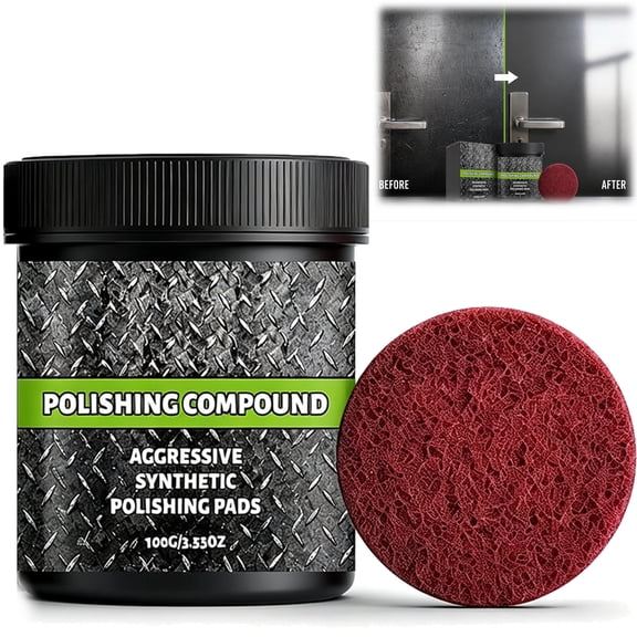 Polishing Compound, All-in-One Restoration Polish, Deeply Removes Stubborn Stains, Oxidation Layers Scratches for Metallic Ceramic Stone