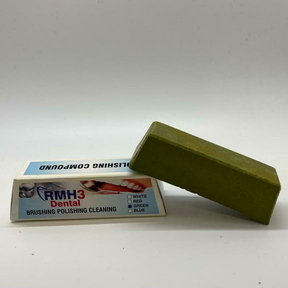 Polishing Compound Bar Green Suitable for Brushing and Cleaning 4oz/Pk