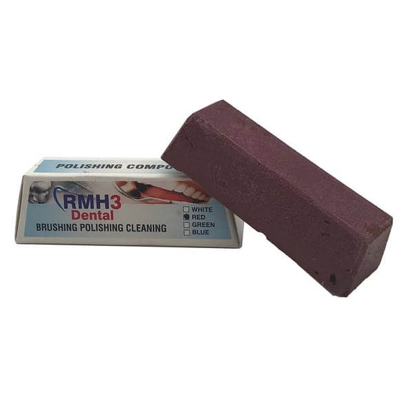Polishing Compound Bar Red Suitable for Brushing and Cleaning 4oz/Pk