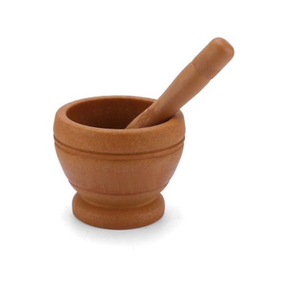 Polishing Grade Plastic Grinder Set Pedestal Bowl Kitchen Garlic Pugging Pot Mills Manual Grinder