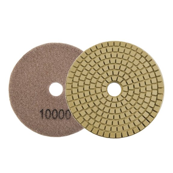 Polishing Pads 4Inch Wet Dry Granite Concrete Marble Glass Stone Sanding 10000Grit