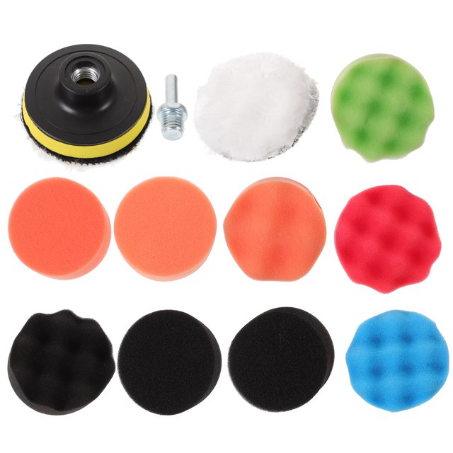 Polishing Sponge Car Buffer Kit Drill Attachment Fabrics and Brushes