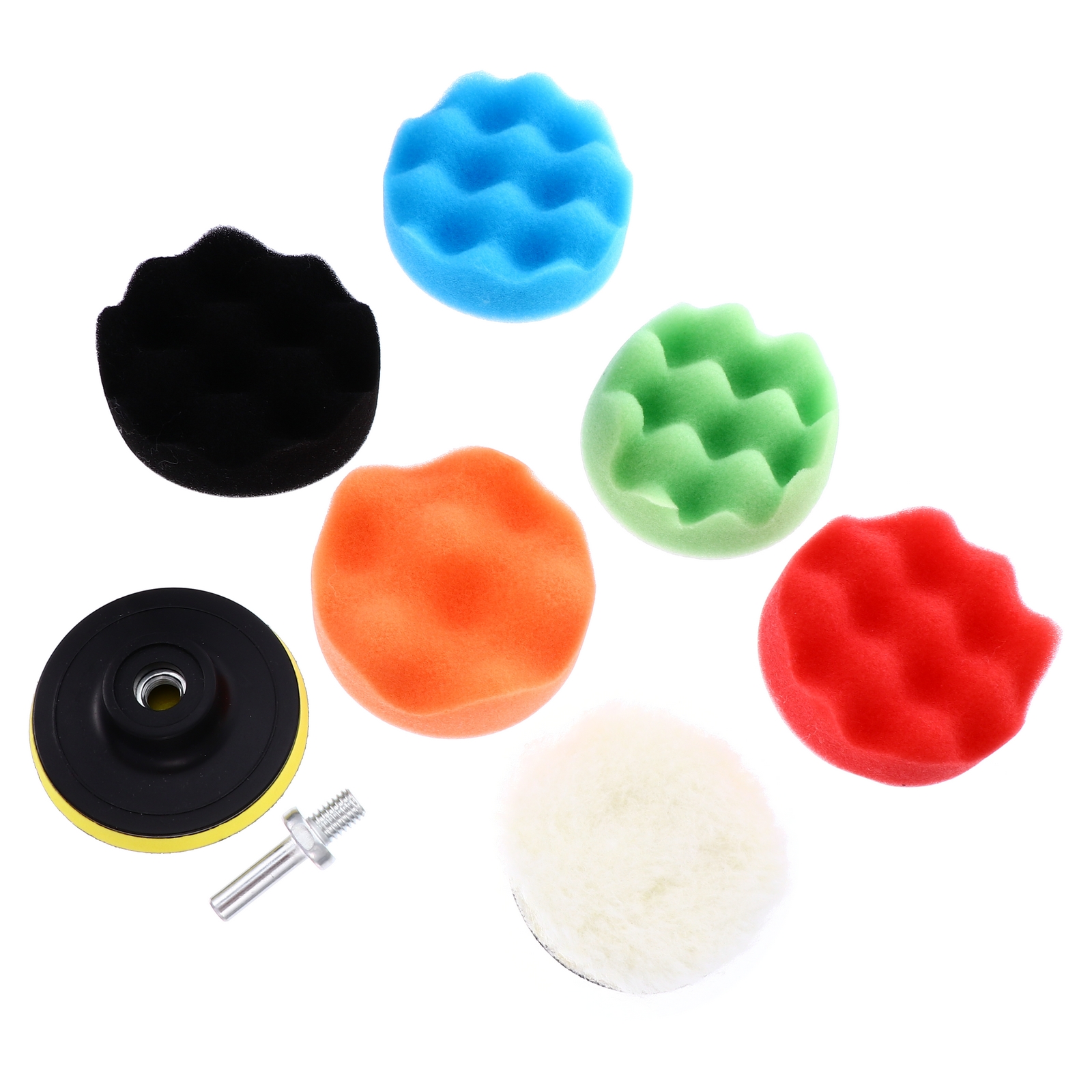 Polishing Sponge Waxing Wheel for Car Buffer Kit Cutting and Pads