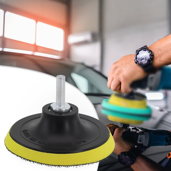 Polishing Tool Buffing Plate Backing Pad Holder Disc M14 Drill Thread Kit 3-7In 4Inch