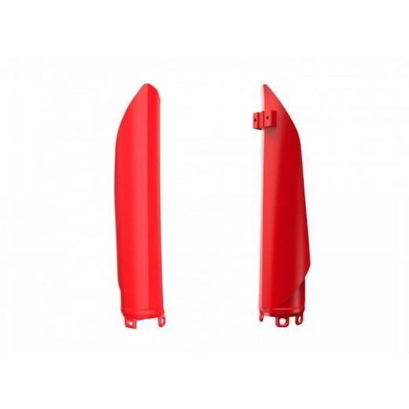 Polisport Fork Guards for Honda CRF250R, CRF450R, CRF450RX (2019-2025) Red, Durable Off-Road Fork Protectors